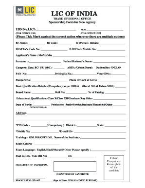 form of assignment lic