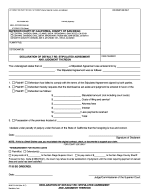  Sdsc Form Civ 385 2017-2024