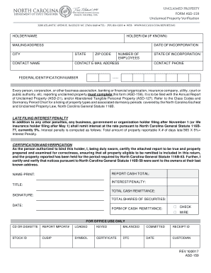 Get and Sign 159 Nc 2017-2022 Form