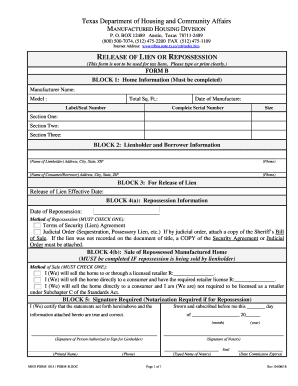  Release or Foreclosure of Lien Release or Foreclosure of Lien 2018-2024