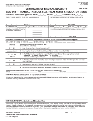 Certificate Of Medical Necessity Form Template