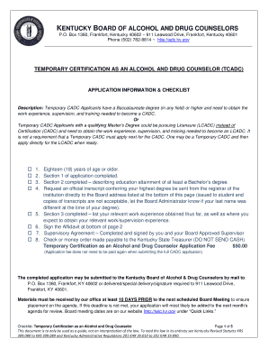 Temporary Cadc Ky  Form