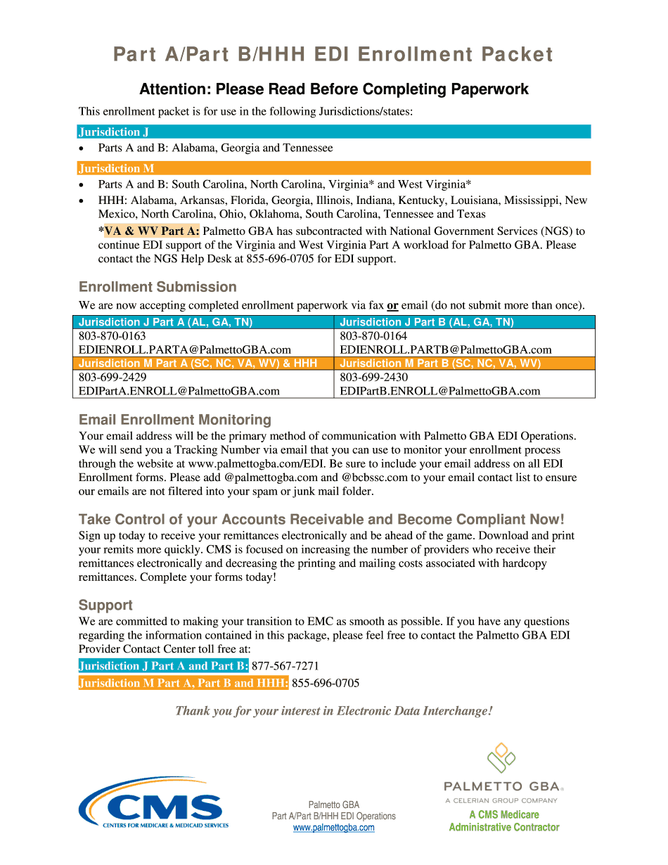 Medicare Edi Enrollment Form