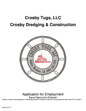  Crosby Tugs, LLC 2019
