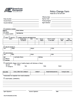 Claro Insurance  Form