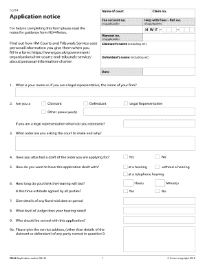 N244 Application Notice 08 18  Form