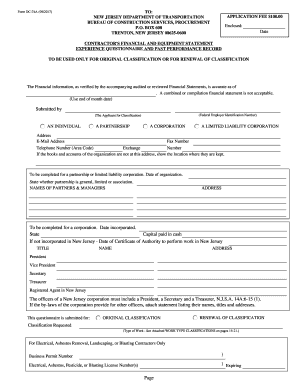  Procurement Form Dc 74 2017-2024