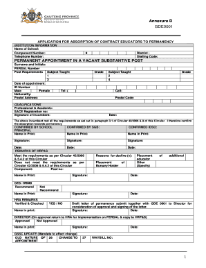 Gde 0001 Form PDF