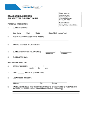 Employment and Support Allowance Claim Form GOV UK