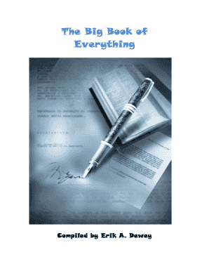 The Big Book of Everything PDF  Form