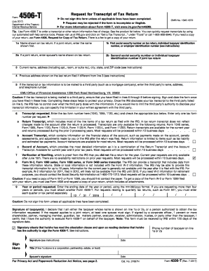 4506 T Form