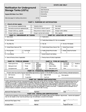  Notification for Underground Storage Tanks USTs 7530 3 Notification for Underground Storage Tanks USTs 7530 3 2016