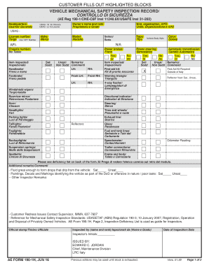 Ae Form 190 1h