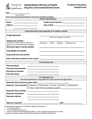 Drug Information Request Form Example