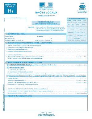 Cerfa 6650  Form