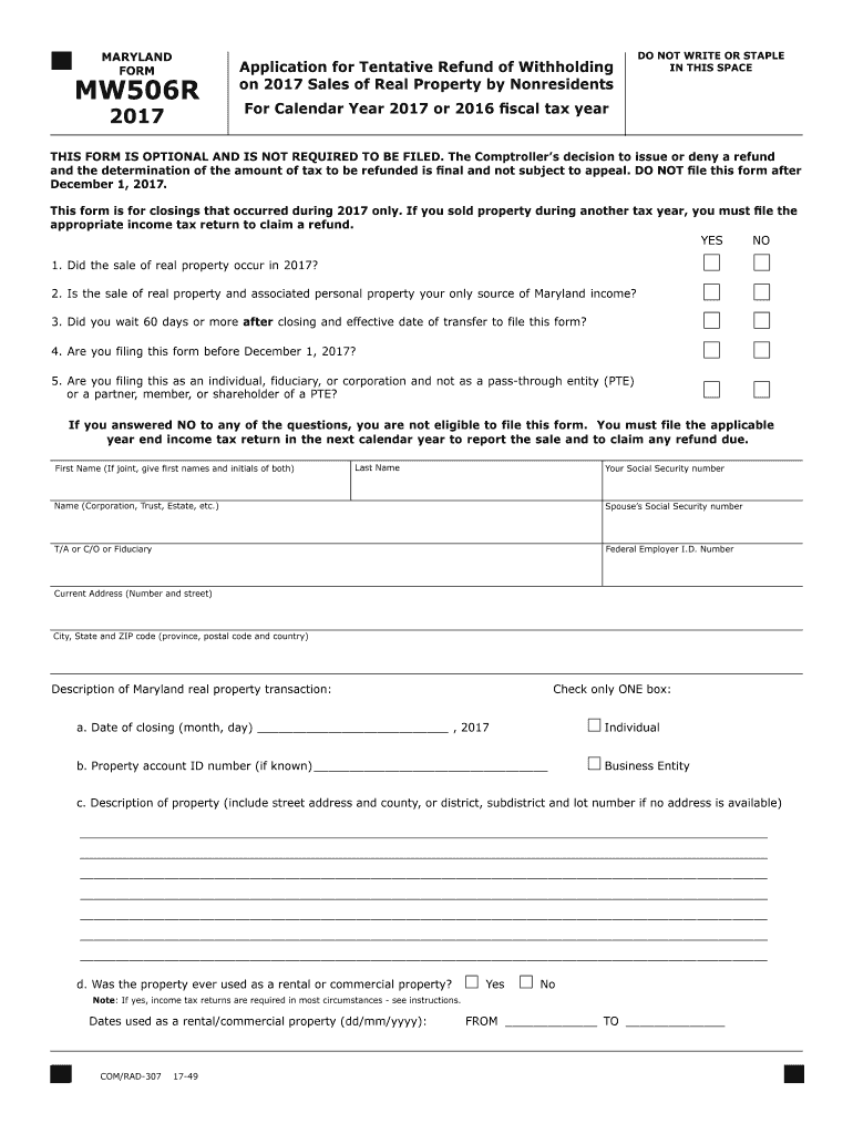 Get and Sign Mw506r 2017-2022 Form