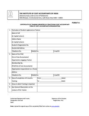 T5 Form Cma