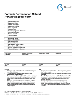 Form Refund