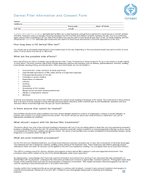 Juvederm Consent Form Allergan