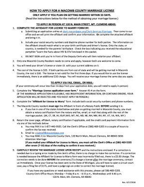 OrgClerkServicesMarriage  Form