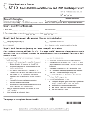  Print Out St1 Form for Illinois 2017