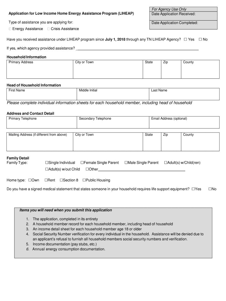  Liheap Energy Service of Chattanooga 2018-2024