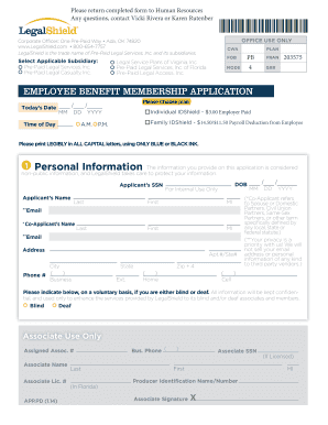 Please Return Completed Form to Human Resources