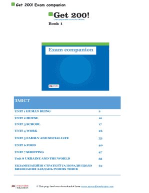 Get 200 Exam Companion  Form