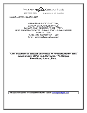 Canara Bank Noc Format PDF