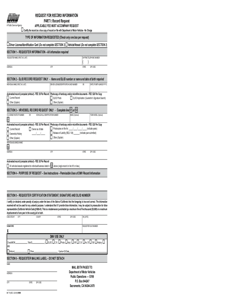 Get and Sign Inf 70 2018-2022 Form
