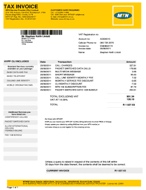 Mtn Invoice Download  Form