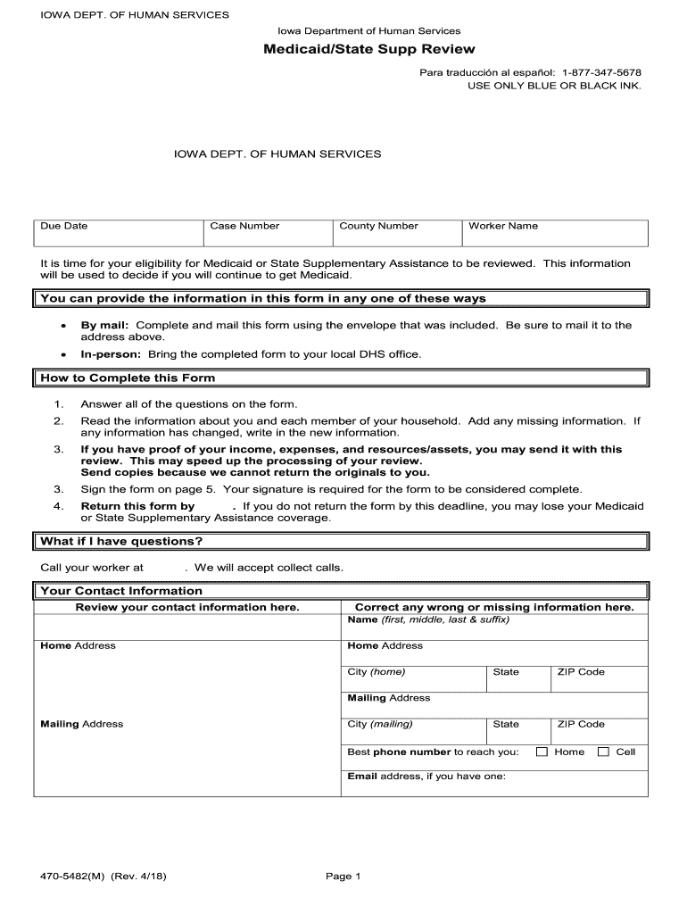 Apply for Medicaid Iowa  Form