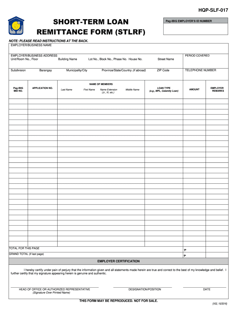  Hqp Slf 017 Excel File 2016-2024