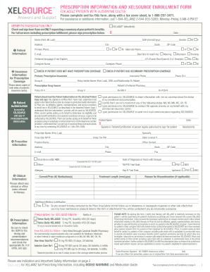 Xelsource Enrollment Form