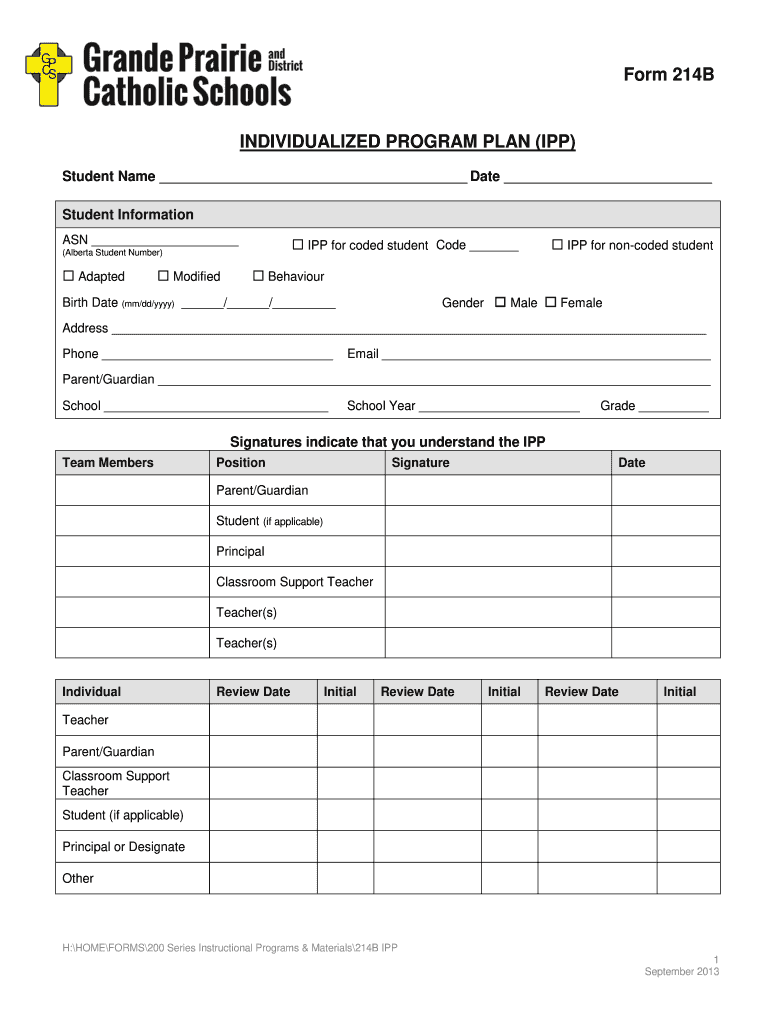 Ipp Form