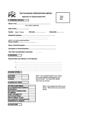 Fsc Apprenticeships  Form