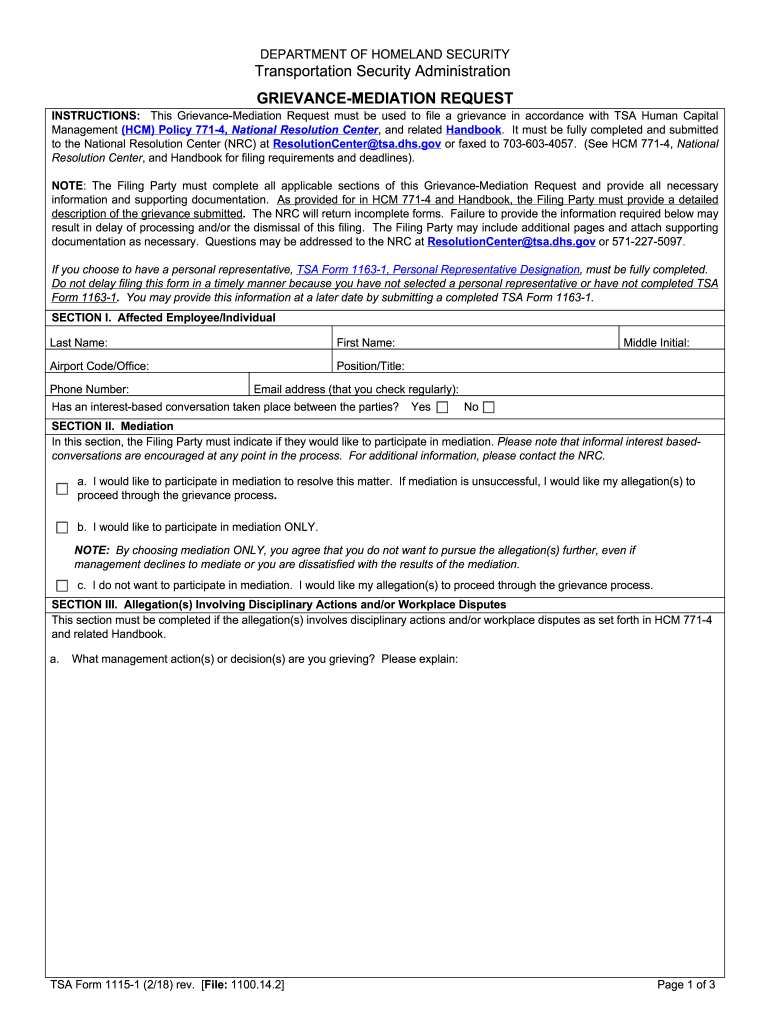  Tsa Awards Form 2018-2024