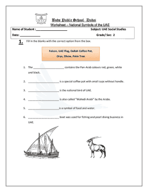 National Symbols of Uae PPT  Form