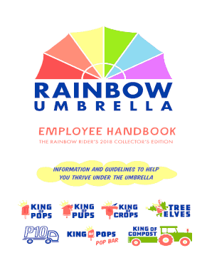 EMPLOYEE HANDBOOK Kingofpops Com  Form