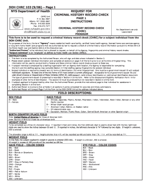 Chrc 103  Form