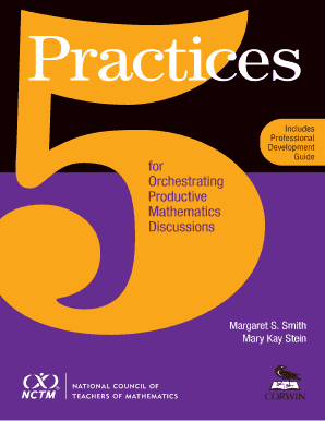 5 Practices for Orchestrating Productive Mathematics Discussions PDF  Form