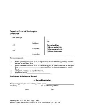 Get and Sign Washington Parenting 2009-2022 Form