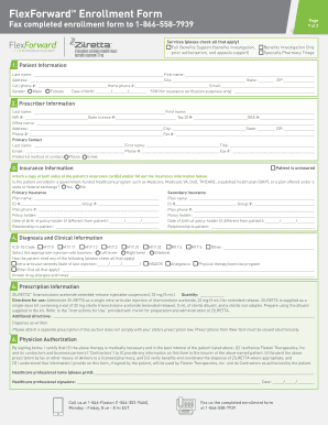 Flexforward Enrollment Form
