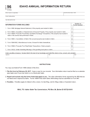  Idaho Form 910 2016