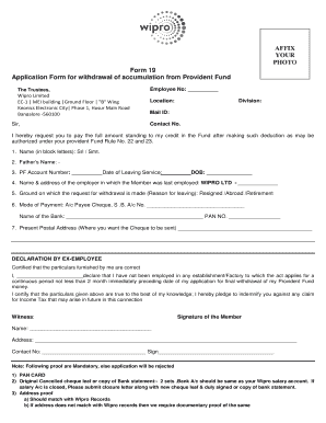 Wipro Pf Trust Login  Form