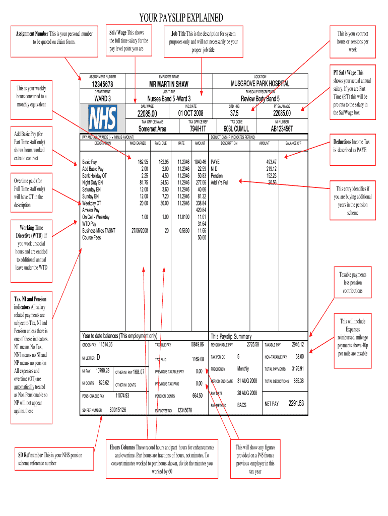 Vpd Number Nhs  Form