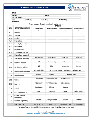 Acat Assessment Form PDF