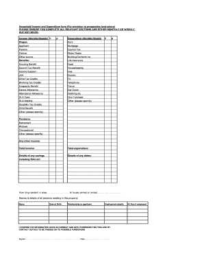 Expenditure Form