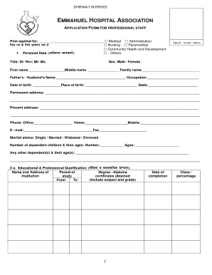 Eha Application Form