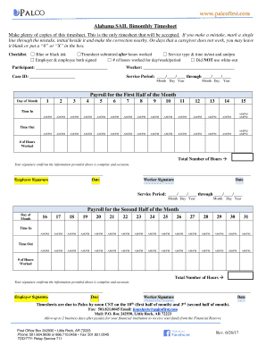  Palco Timesheet 2017-2024